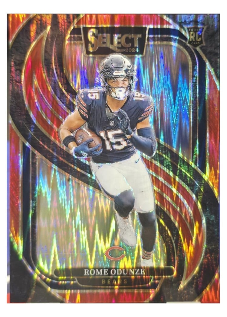 2024 Panini Select Base Set Rome Odunze #136 card