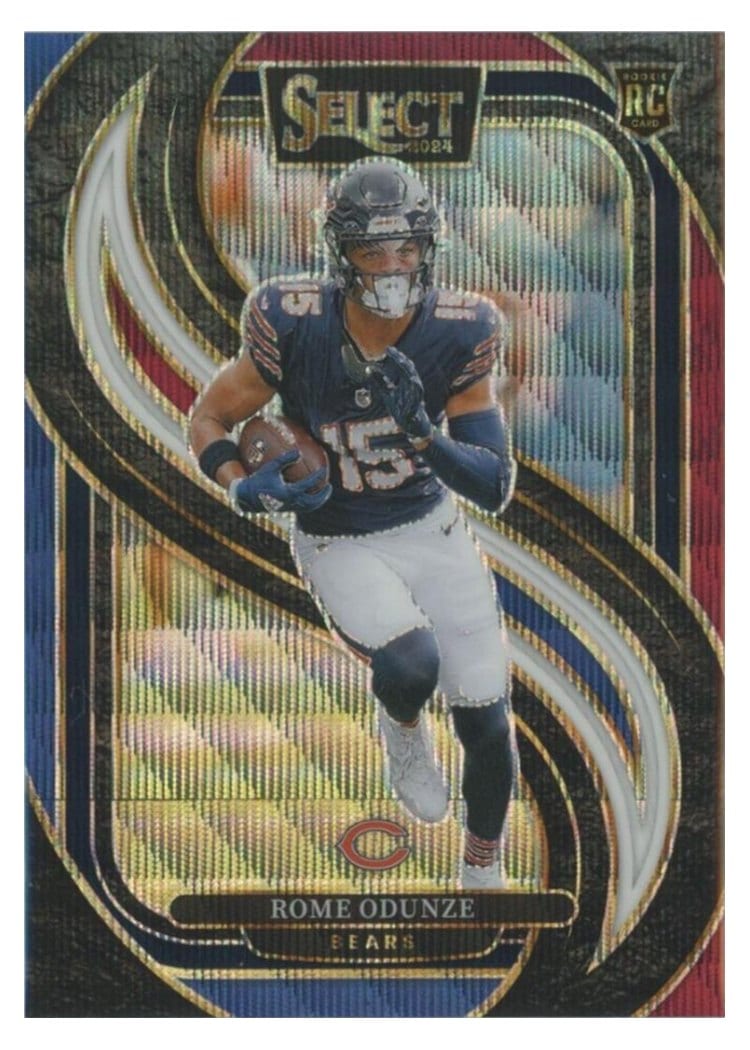 2024 Panini Select Base Set Rome Odunze #136 card