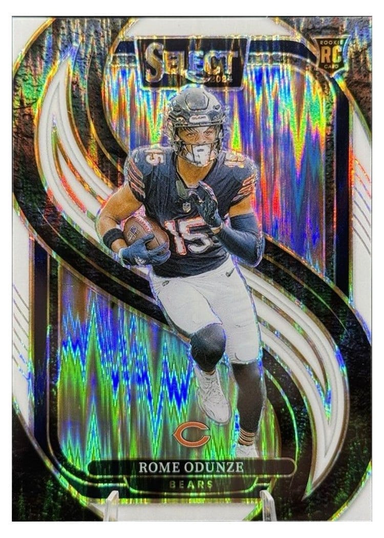 2024 Panini Select Base Set Rome Odunze #136 card