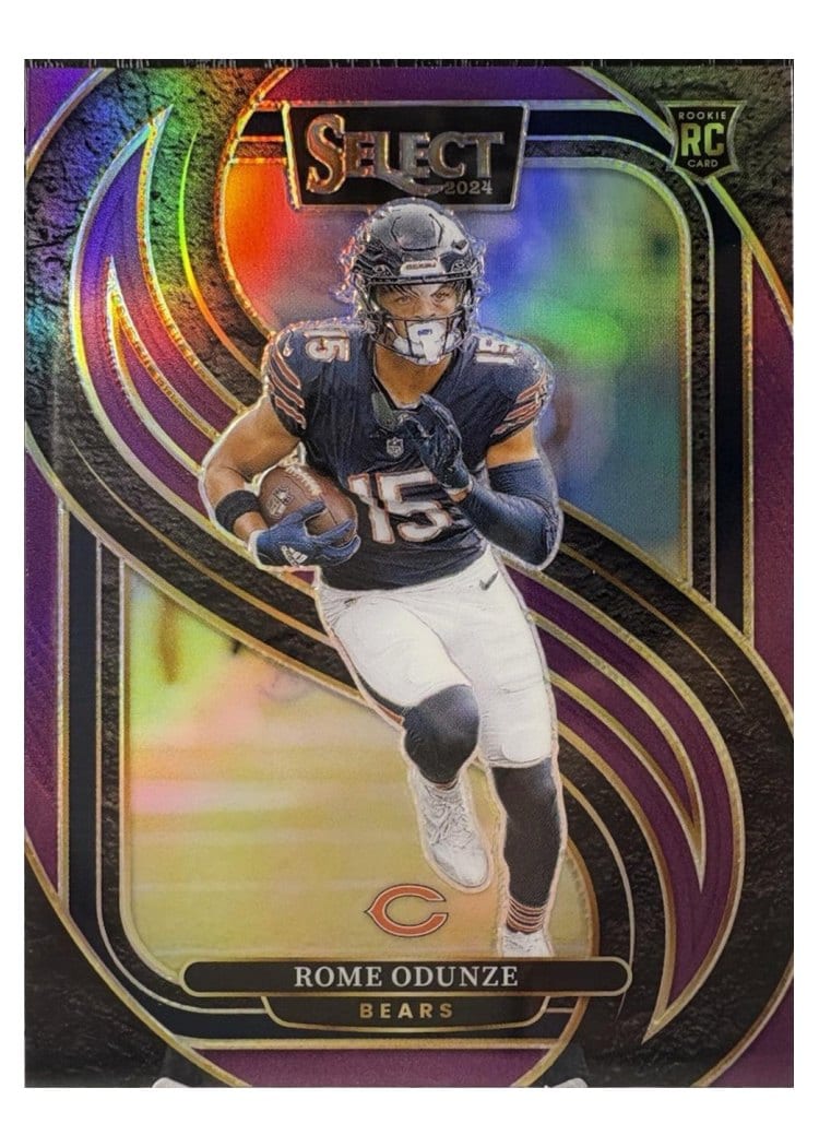 2024 Panini Select Base Set Rome Odunze #136 card