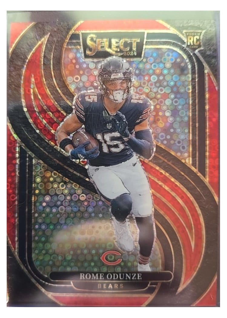 2024 Panini Select Base Set Rome Odunze #136 card