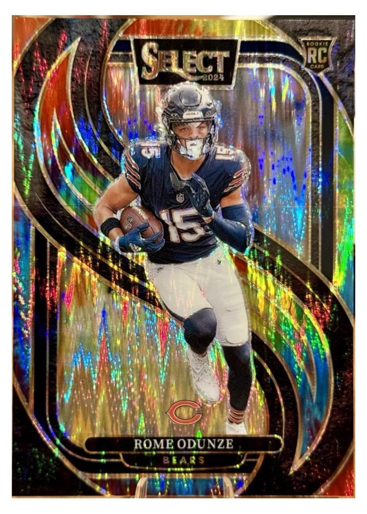 2024 Panini Select Base Set Rome Odunze #136 card