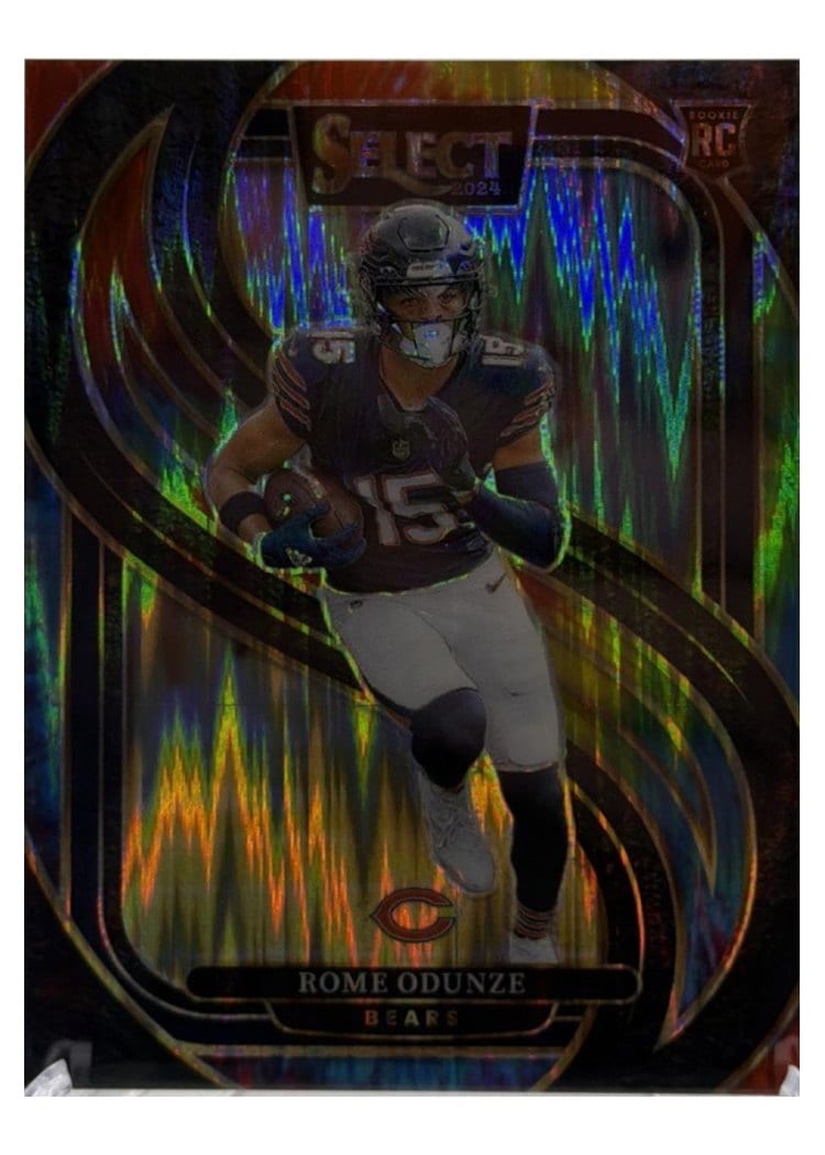 2024 Panini Select Base Set Rome Odunze #136 card