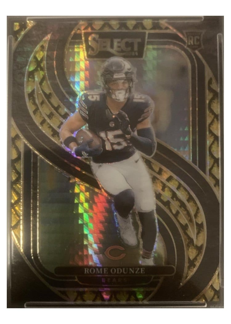 2024 Panini Select Base Set Rome Odunze #136 card