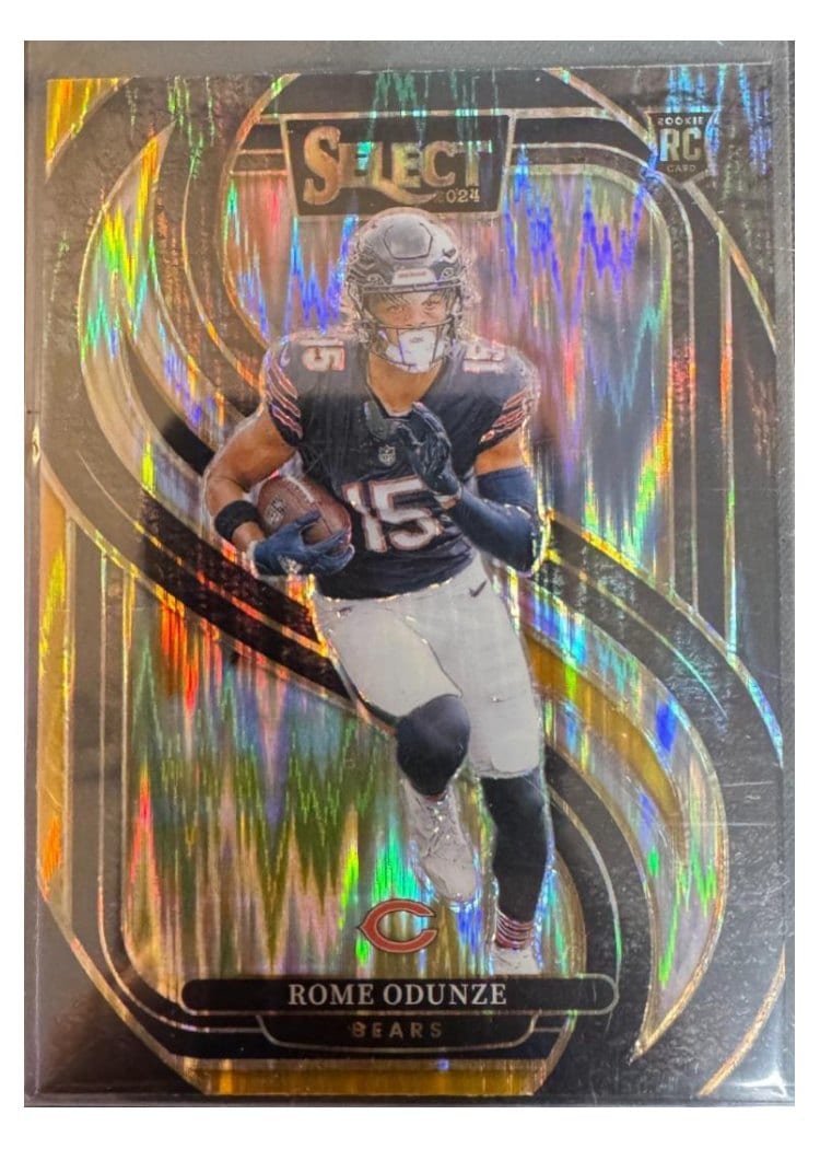 2024 Panini Select Base Set Rome Odunze #136 card