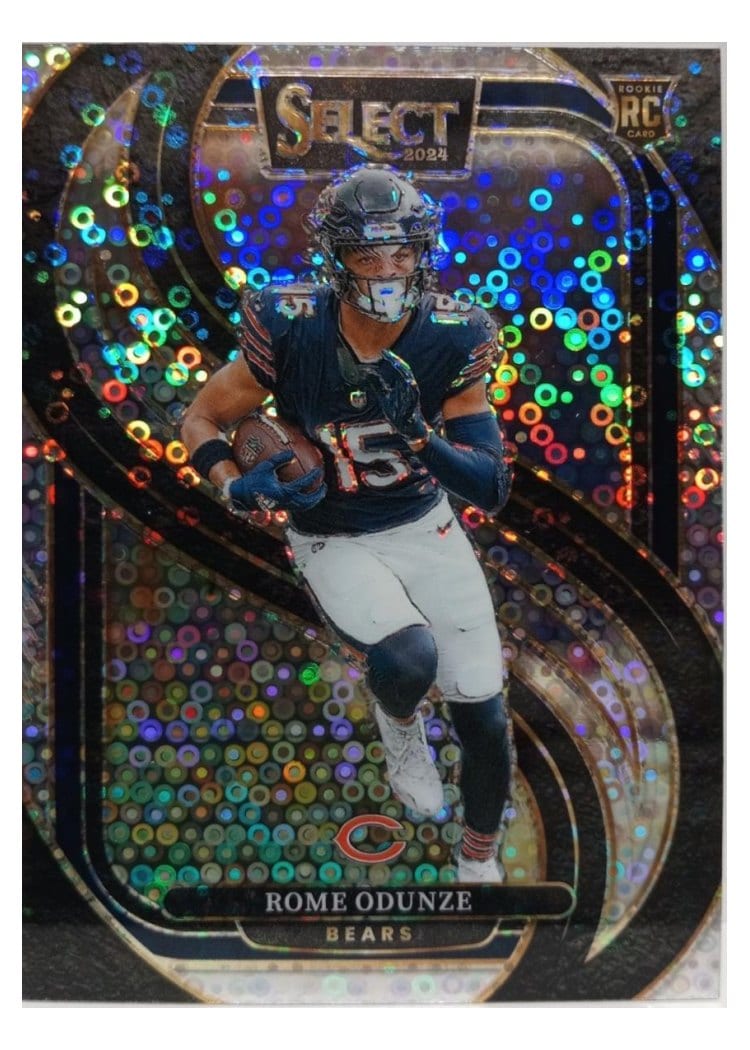 2024 Panini Select Base Set Rome Odunze #136 card