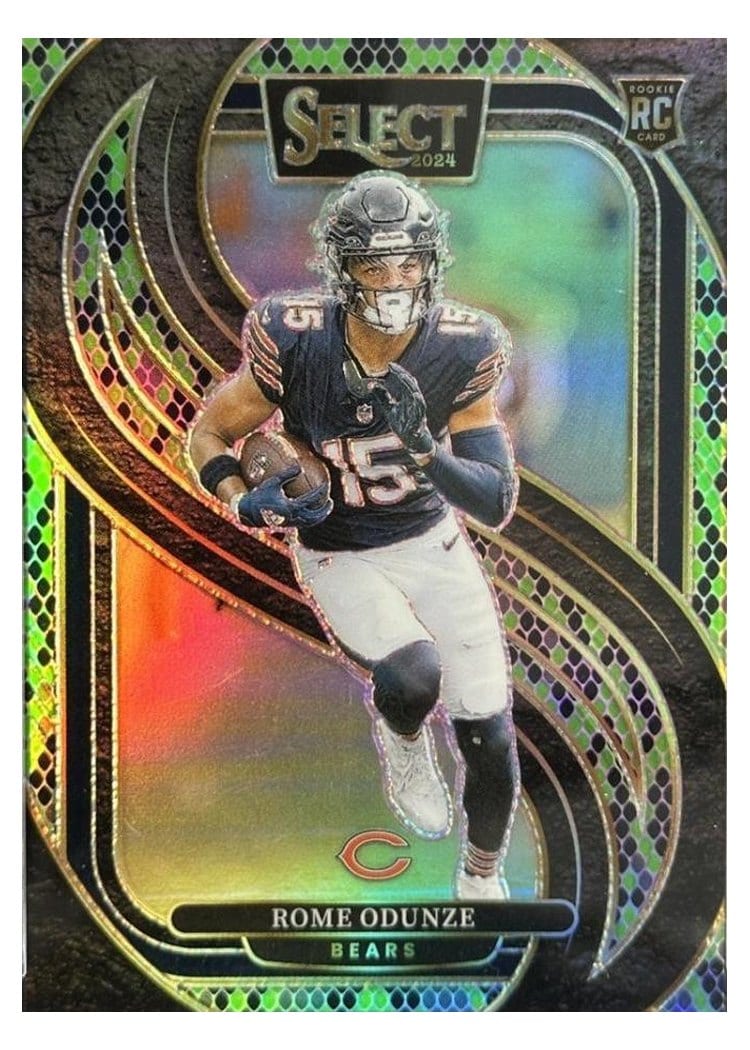 2024 Panini Select Base Set Rome Odunze #136 card