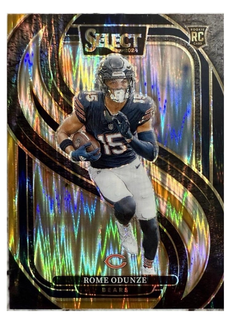 2024 Panini Select Base Set Rome Odunze #136 card