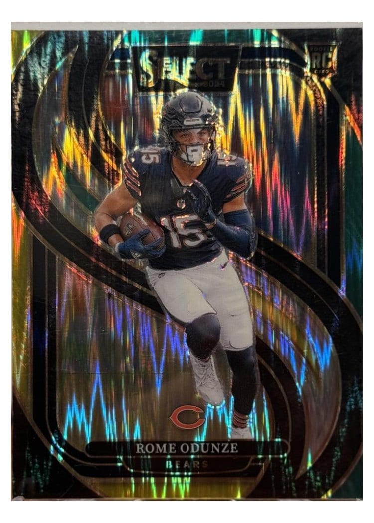 2024 Panini Select Base Set Rome Odunze #136 card