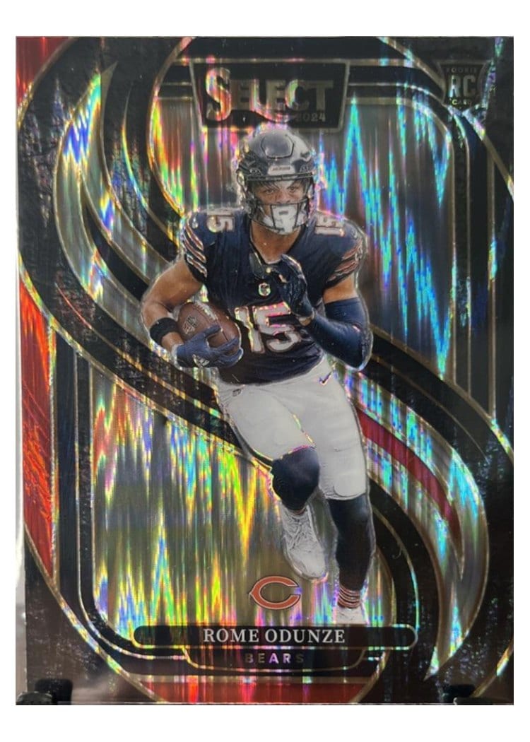 2024 Panini Select Base Set Rome Odunze #136 card
