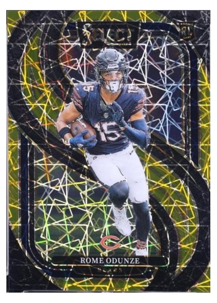 2024 Panini Select Base Set Rome Odunze #136 card