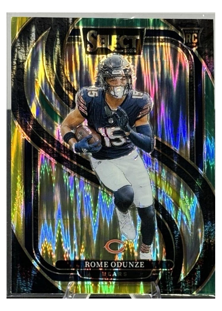 2024 Panini Select Base Set Rome Odunze #136 card