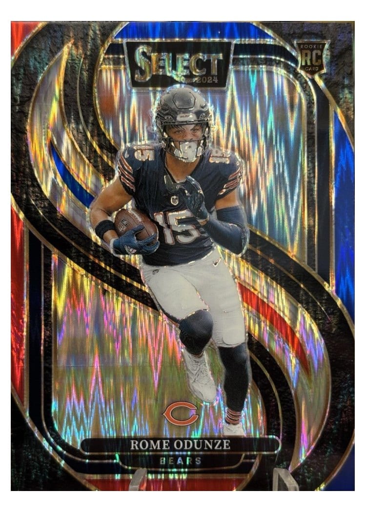 2024 Panini Select Base Set Rome Odunze #136 card