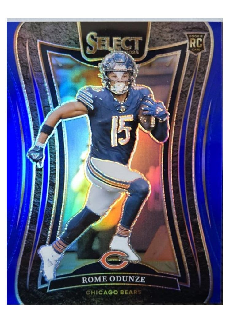 2024 Panini Select Base Set Rome Odunze #372 card