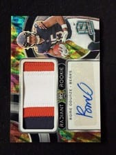 2024 Panini Spectra Radiant Rookie Patch Signatures Rome Odunze #RRP-ROE