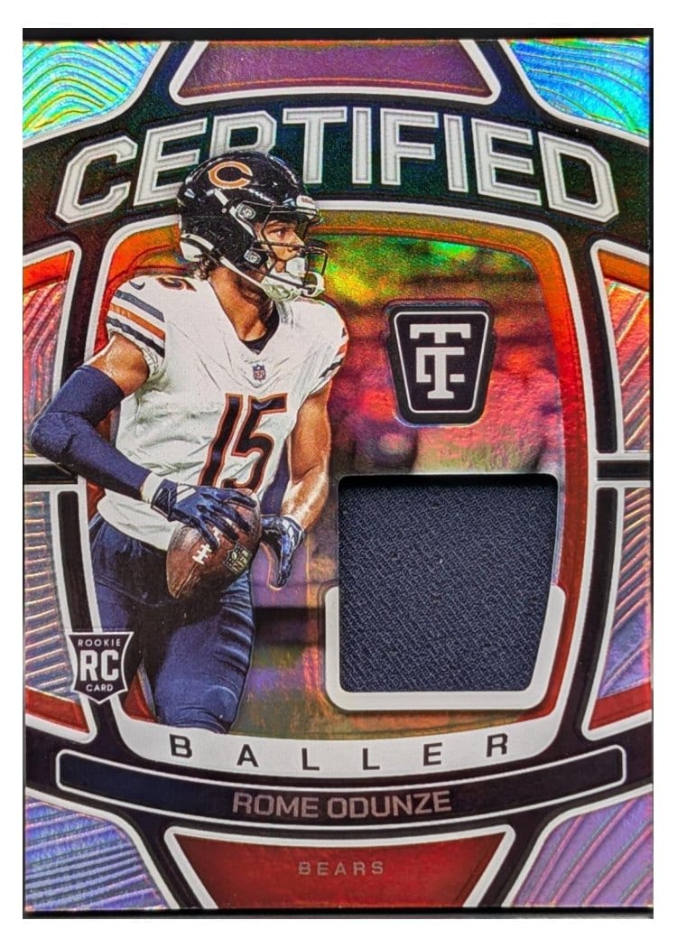 2024 Panini Totally Certified Certified Baller Rome Odunze #4 card