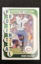 2024 Score Protential Rome Odunze #18 card
