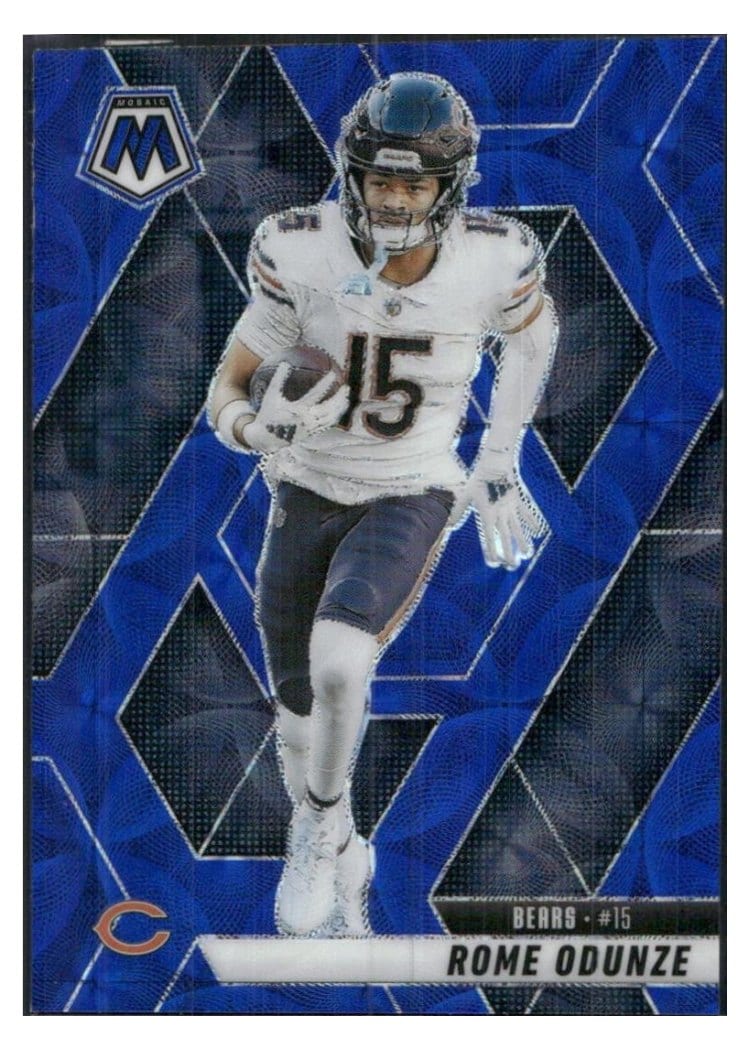 2025 Panini Mosaic Base Set Rome Odunze #206 card