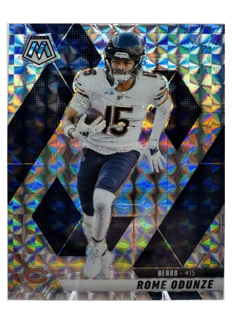 2025 Panini Mosaic Base Set Rome Odunze #206 card