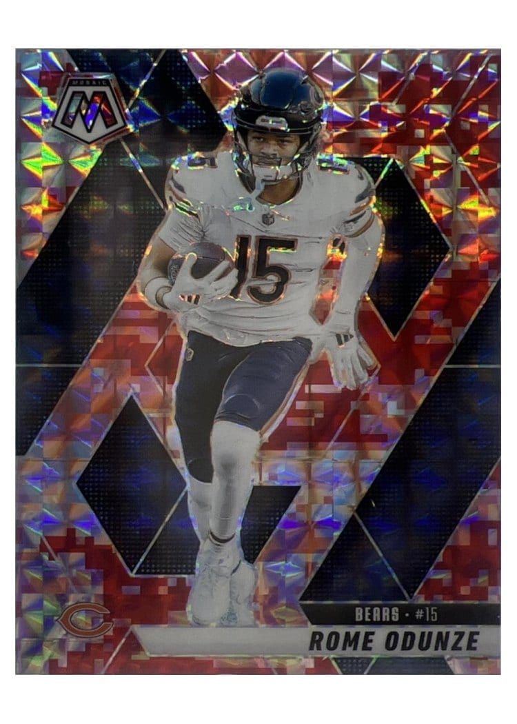 2025 Panini Mosaic Base Set Rome Odunze #206 card