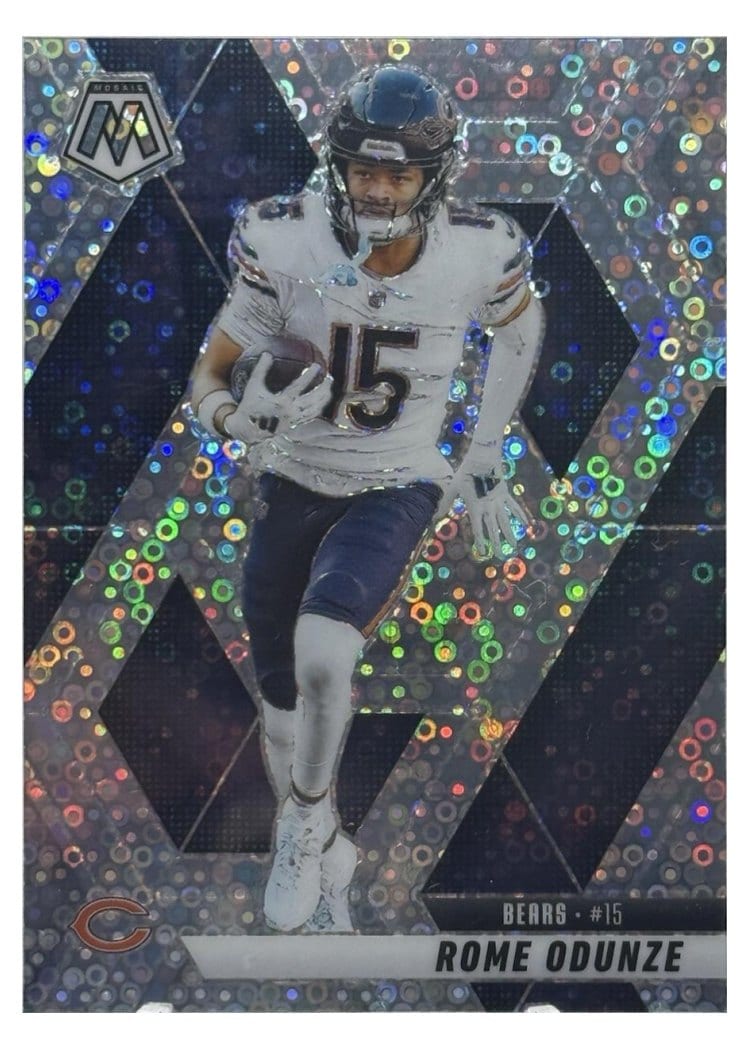 2025 Panini Mosaic Base Set Rome Odunze #206 card