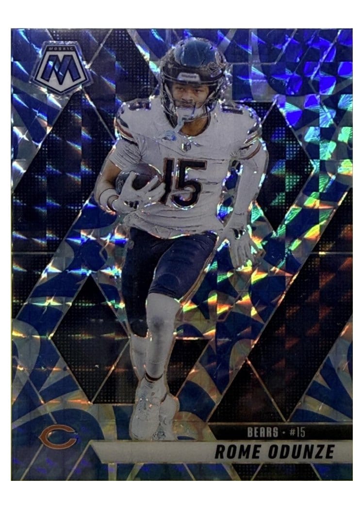 2025 Panini Mosaic Base Set Rome Odunze #206 card