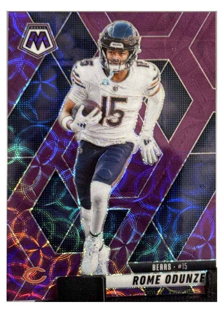 2025 Panini Mosaic Base Set Rome Odunze #206 card