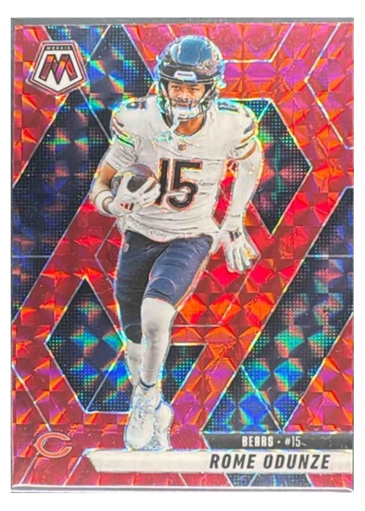 2025 Panini Mosaic Base Set Rome Odunze #206 card