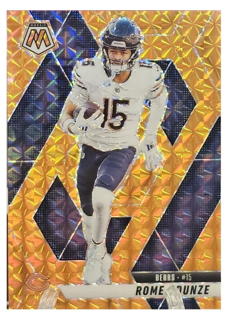 2025 Panini Mosaic Base Set Rome Odunze #206 card