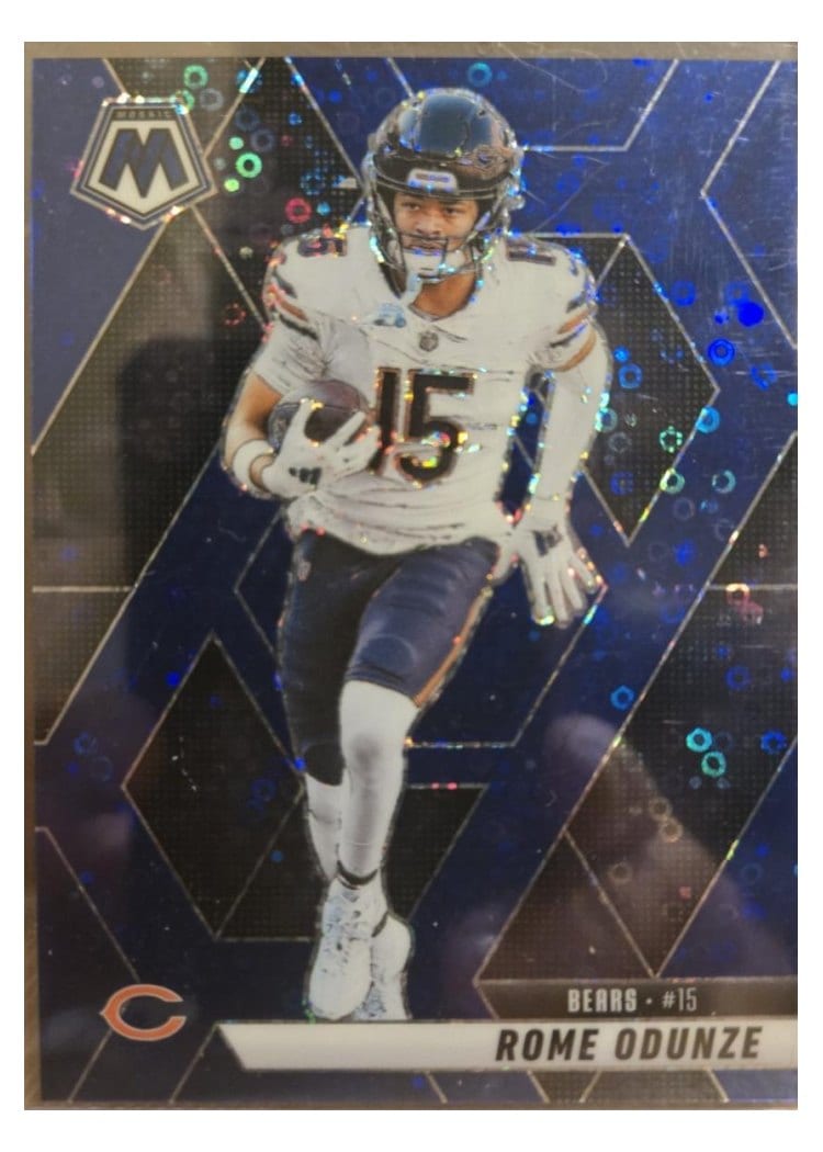 2025 Panini Mosaic Base Set Rome Odunze #206 card