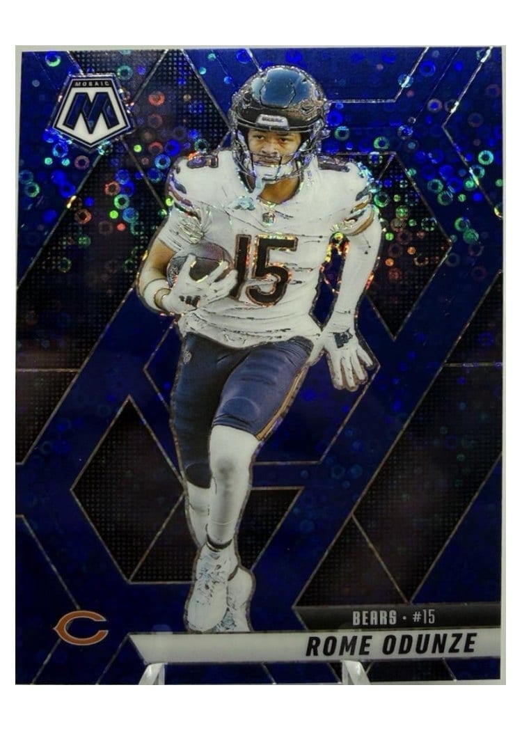 2025 Panini Mosaic Base Set Rome Odunze #206 card