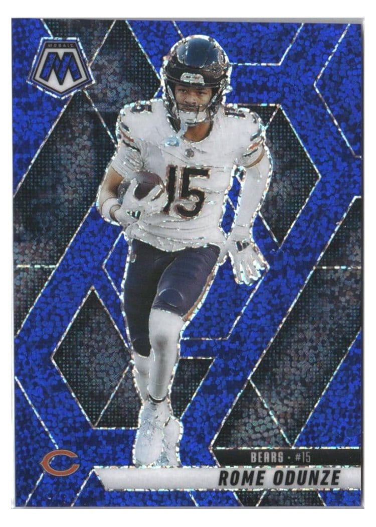 2025 Panini Mosaic Base Set Rome Odunze #206 card