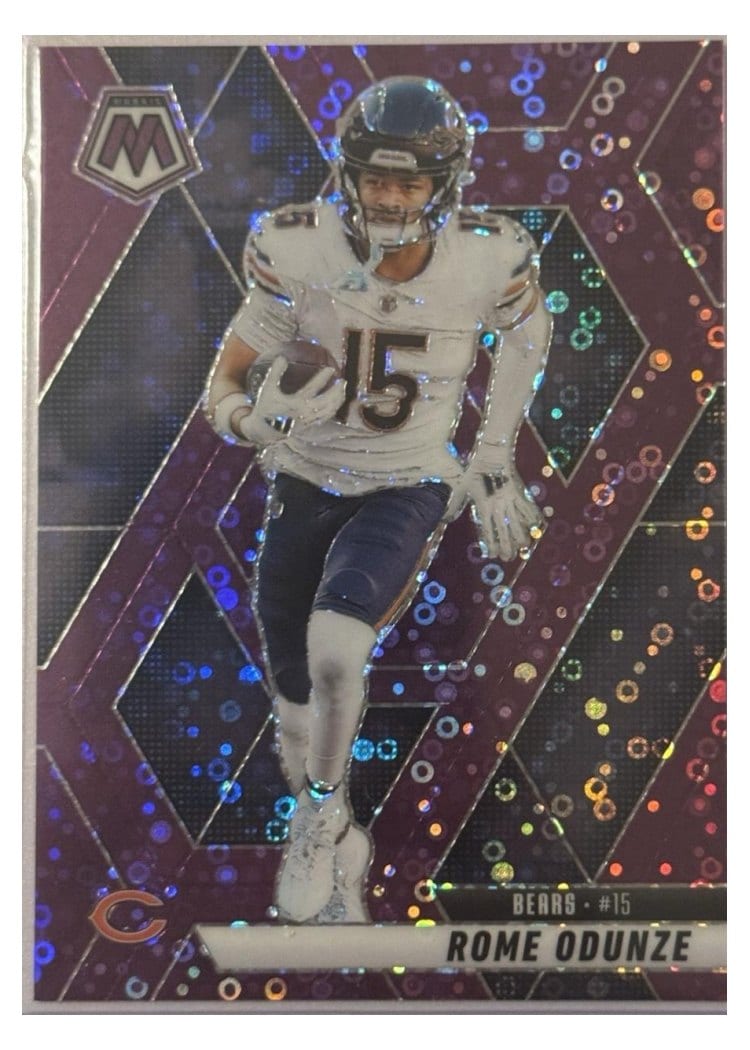 2025 Panini Mosaic Base Set Rome Odunze #206 card
