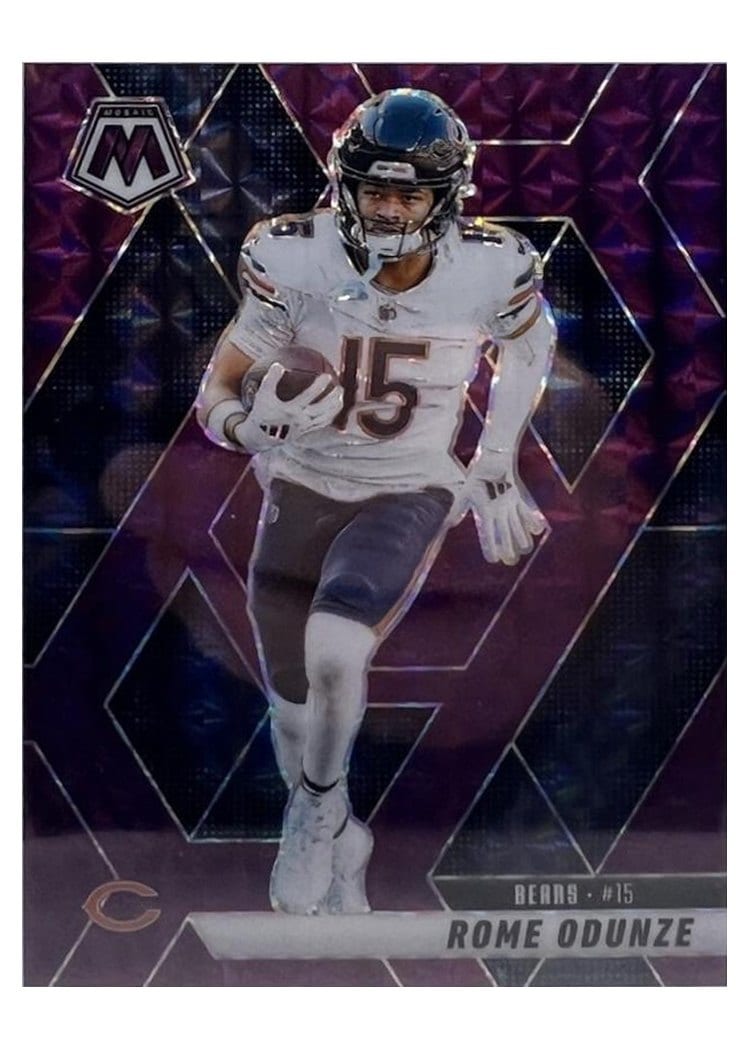 2025 Panini Mosaic Base Set Rome Odunze #206 card