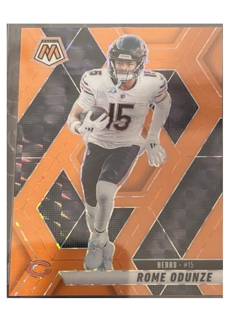 2025 Panini Mosaic Base Set Rome Odunze #206 card
