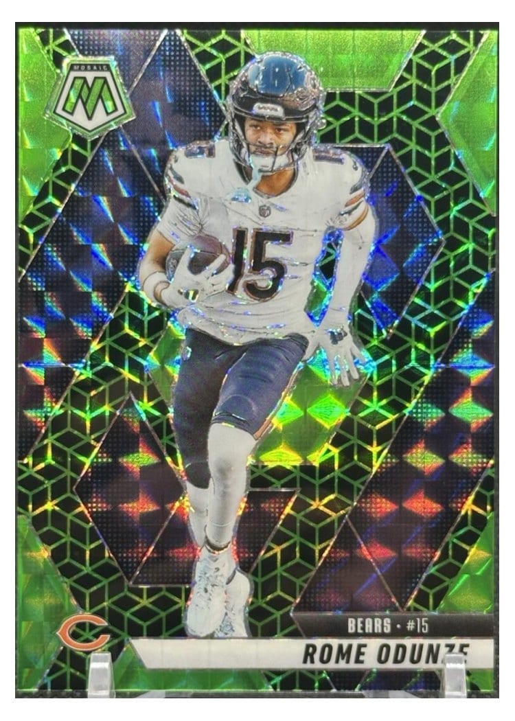 2025 Panini Mosaic Base Set Rome Odunze #206 card