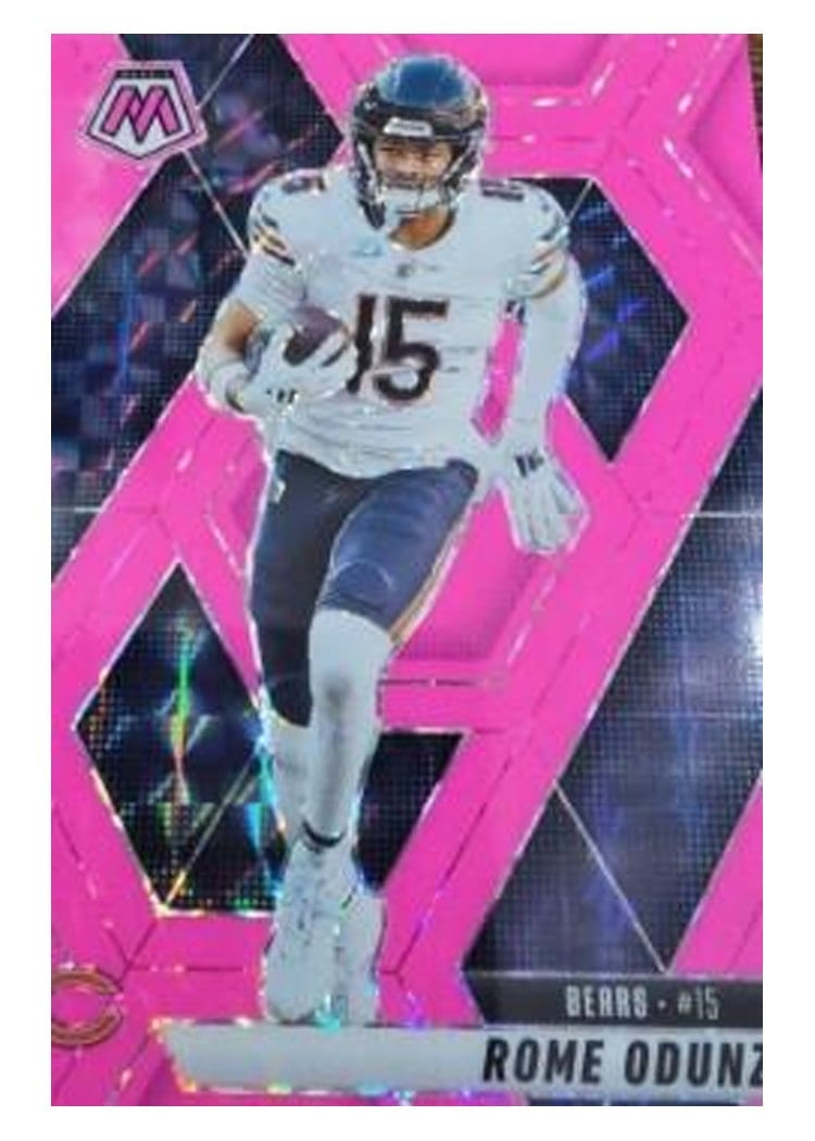 2025 Panini Mosaic Base Set Rome Odunze #206 card