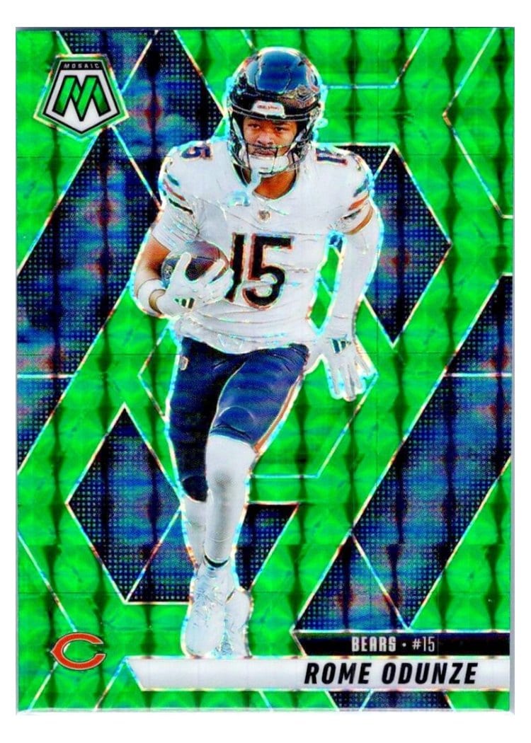 2025 Panini Mosaic Base Set Rome Odunze #206 card