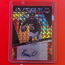 2025 Panini Mosaic In Focus Signatures Rome Odunze #IFS-ROE