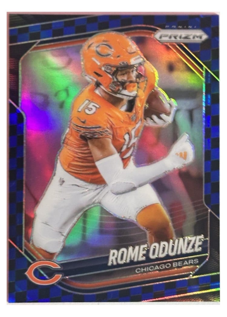 2025 Panini Prizm Base Set Rome Odunze #8 card
