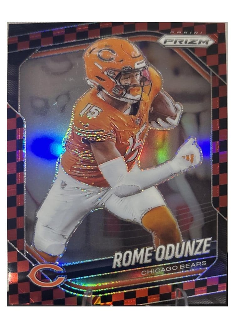 2025 Panini Prizm Base Set Rome Odunze #8 card