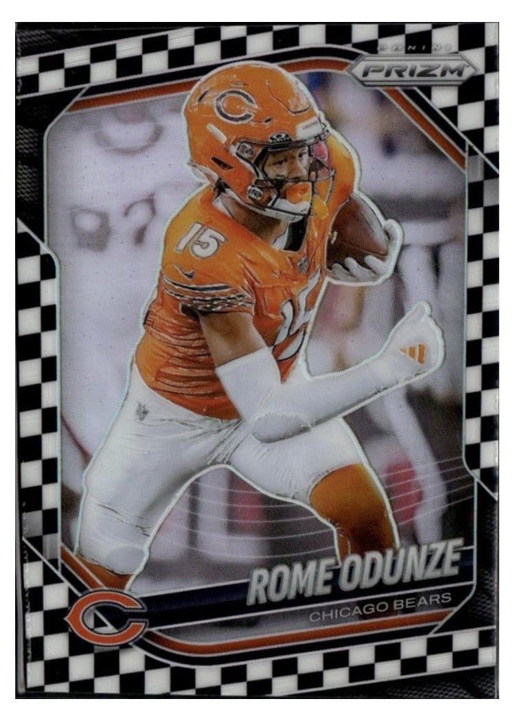 2025 Panini Prizm Base Set Rome Odunze #8 card