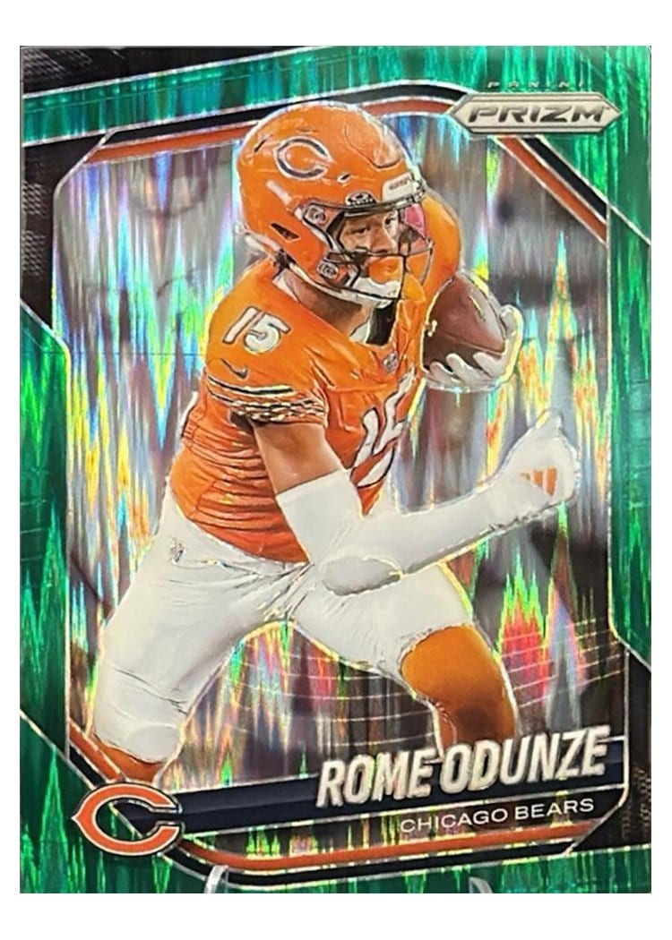 2025 Panini Prizm Base Set Rome Odunze #8 card