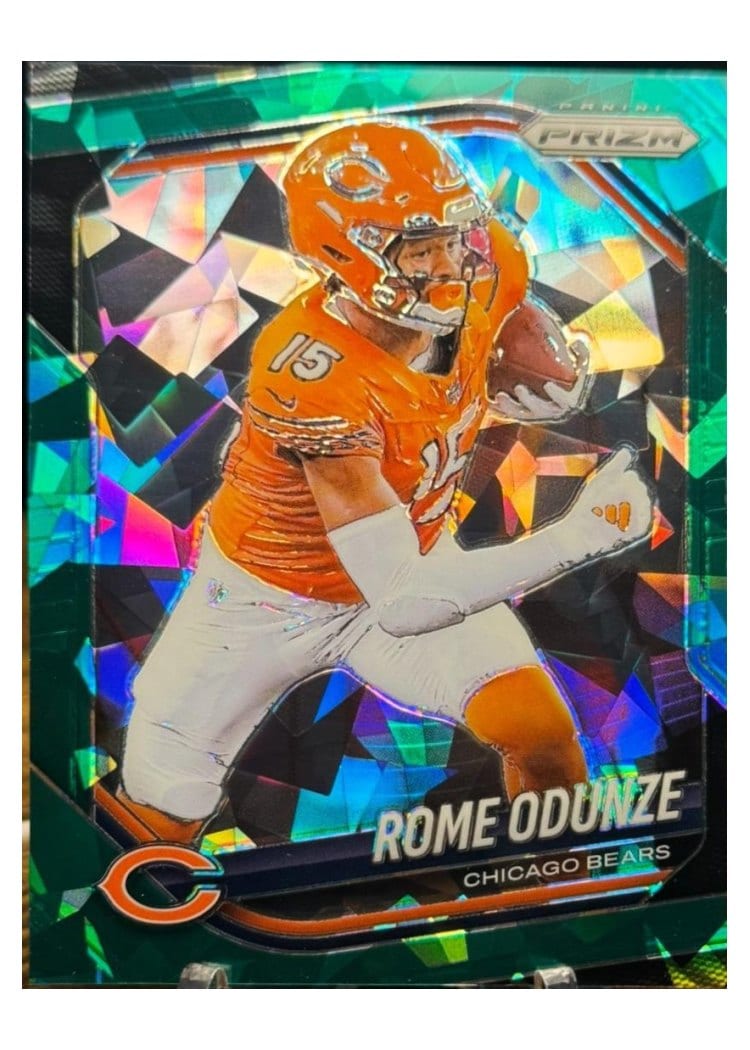 2025 Panini Prizm Base Set Rome Odunze #8 card