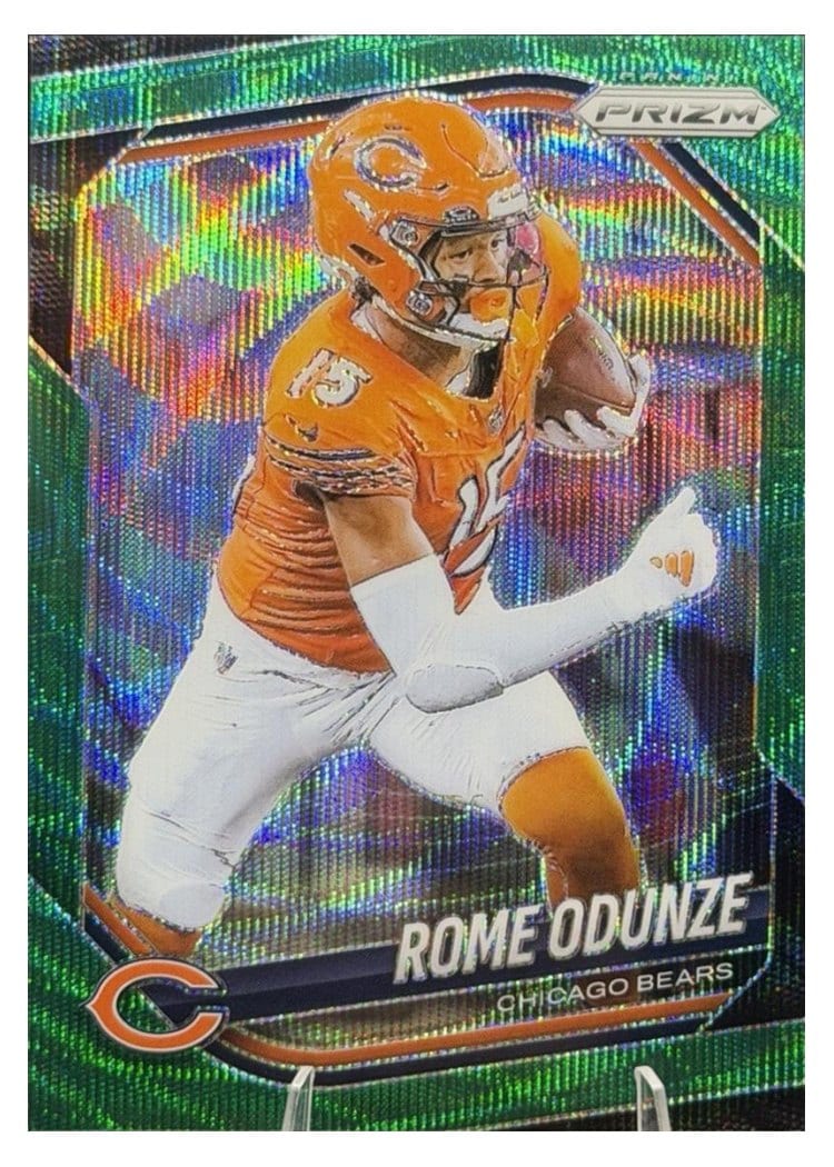 2025 Panini Prizm Base Set Rome Odunze #8 card
