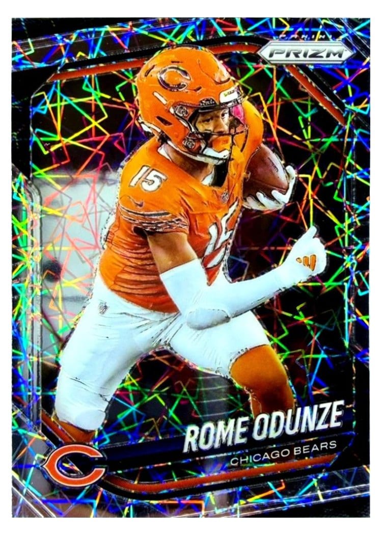 2025 Panini Prizm Base Set Rome Odunze #8 card