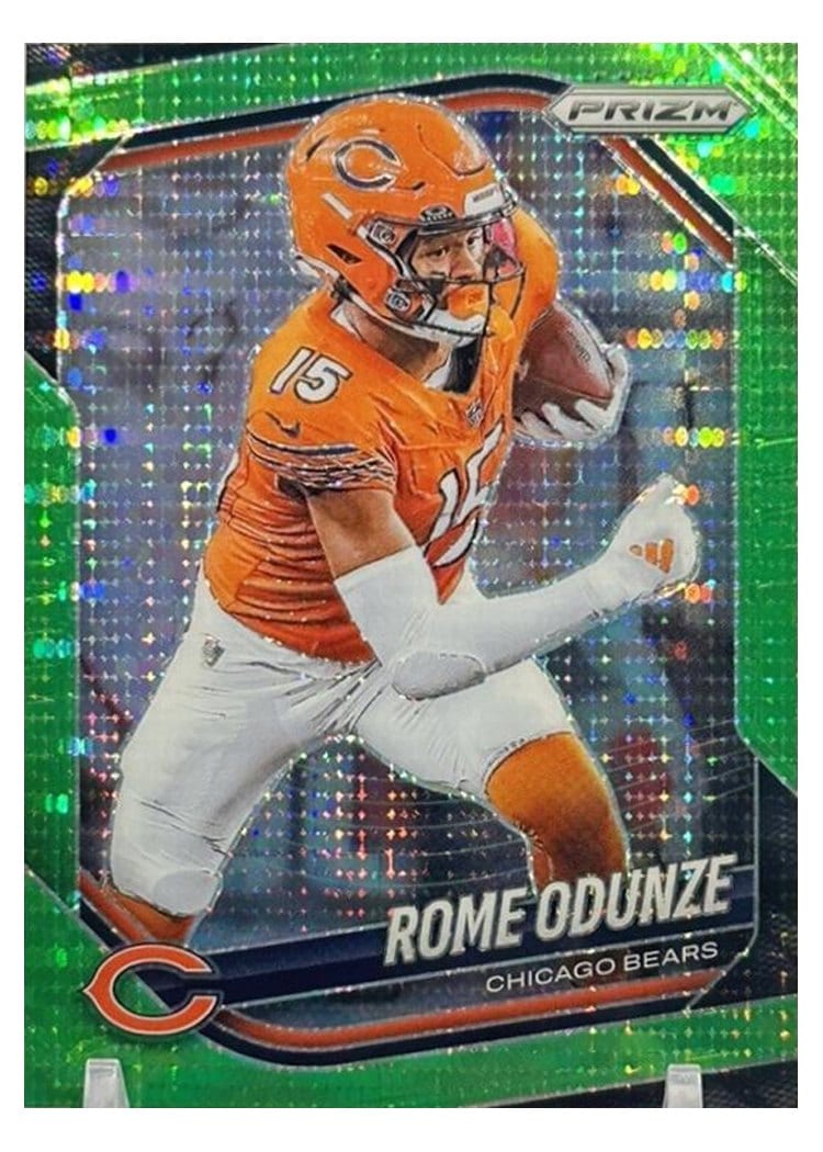 2025 Panini Prizm Base Set Rome Odunze #8 card