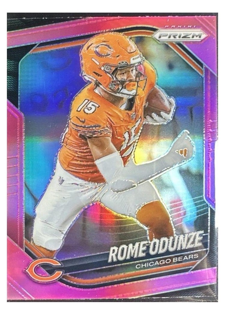 2025 Panini Prizm Base Set Rome Odunze #8 card