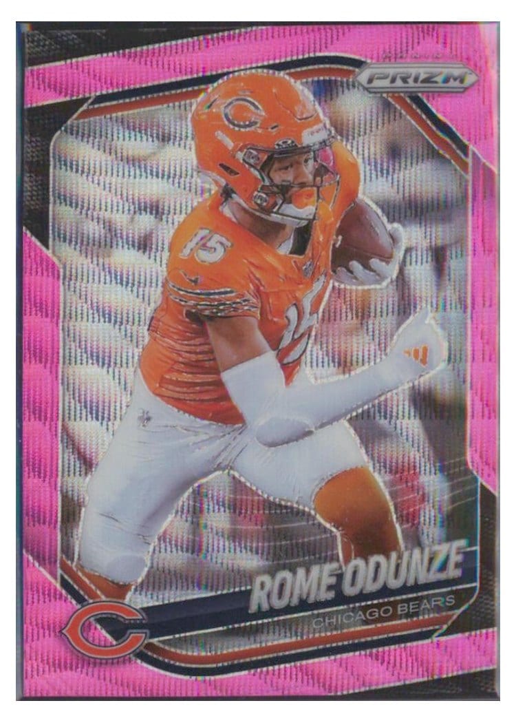 2025 Panini Prizm Base Set Rome Odunze #8 card