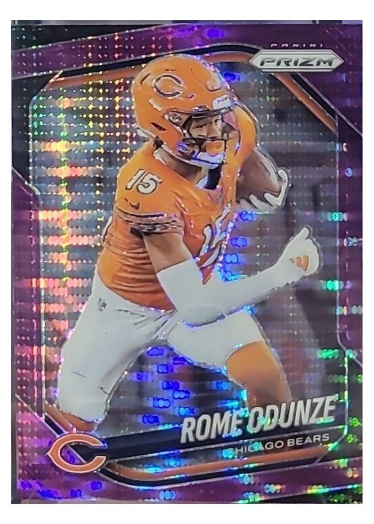 2025 Panini Prizm Base Set Rome Odunze #8 card